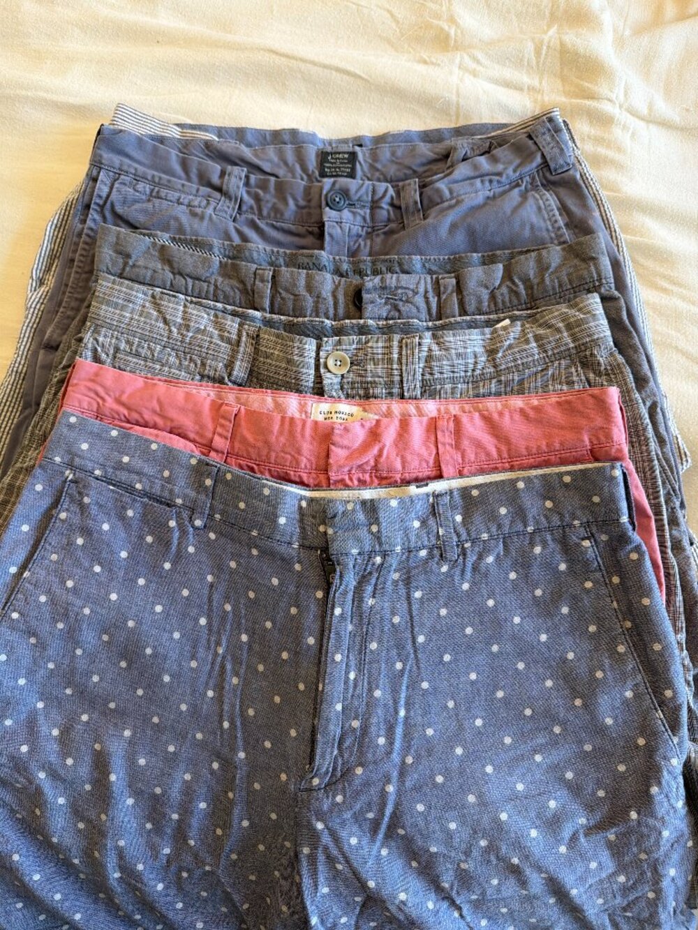 Men's Shorts Bundle (6) from Club Monaco, J.Crew, Banana Republic